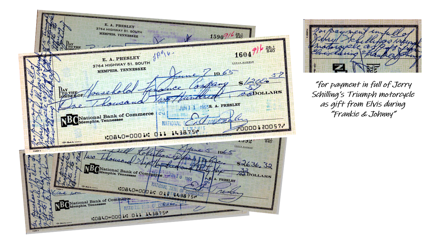 Elvis20Cheques White